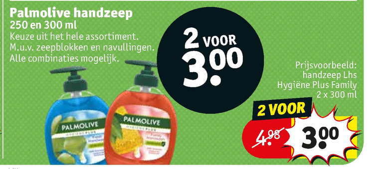 Palmolive   handzeep folder aanbieding bij  Kruidvat - details