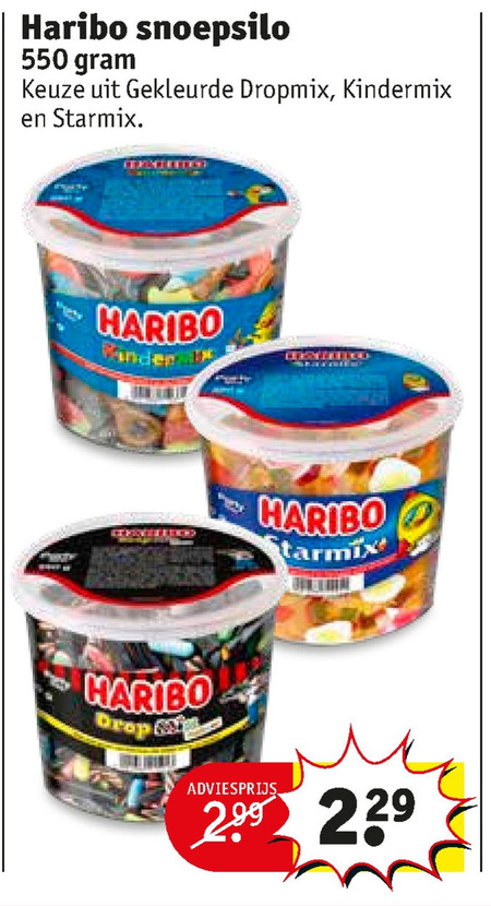 Haribo   drop, snoep folder aanbieding bij  Kruidvat - details