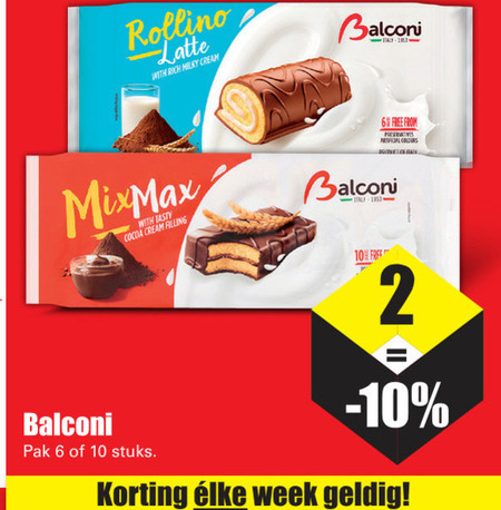 Balconi   koek folder aanbieding bij  Dirk - details