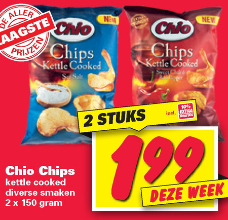 Chio   chips folder aanbieding bij  Nettorama - details