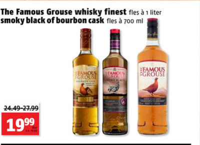 Famous Grouse   whisky folder aanbieding bij  Poiesz - details