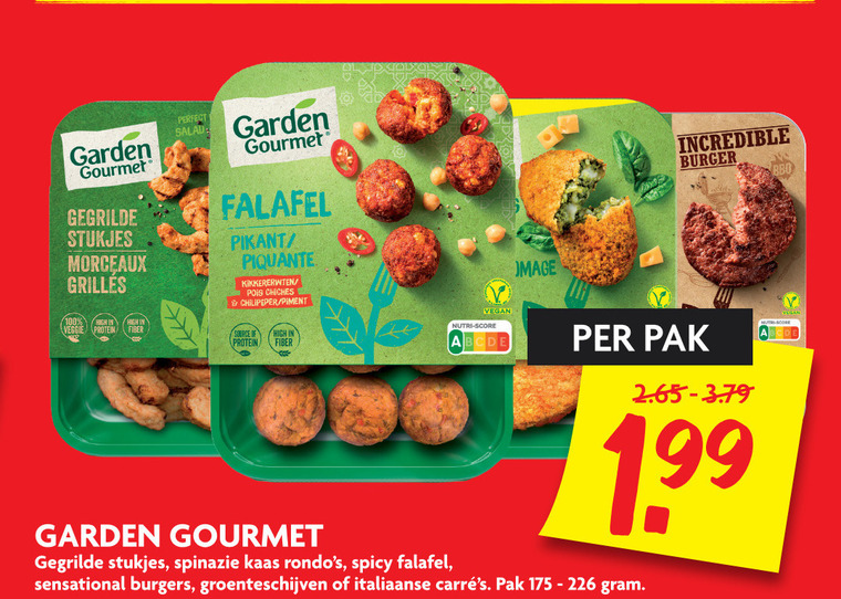 Garden Gourmet   vegetarisch folder aanbieding bij  Dekamarkt - details