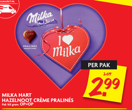 Milka   chocolade folder aanbieding bij  Dekamarkt - details