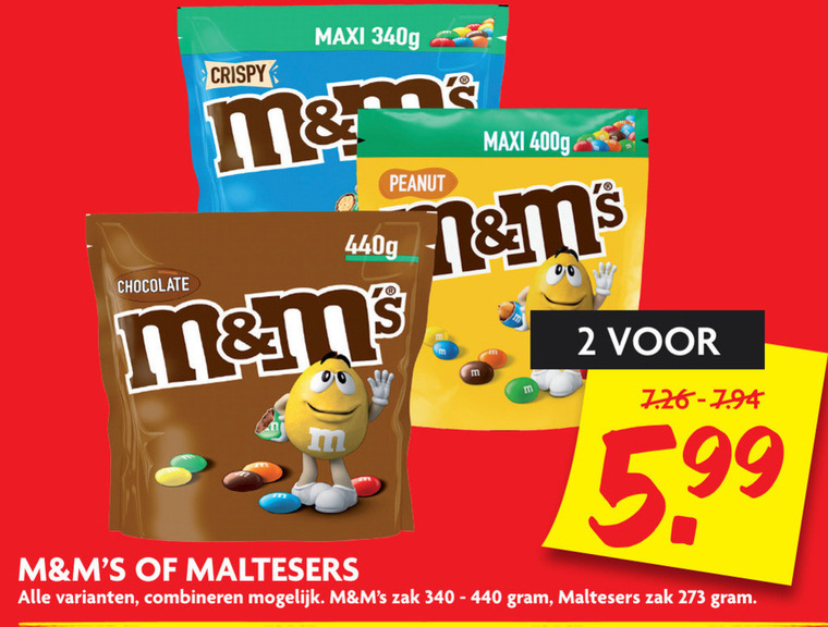 Maltesers   chocolade, chocoladepindas folder aanbieding bij  Dekamarkt - details