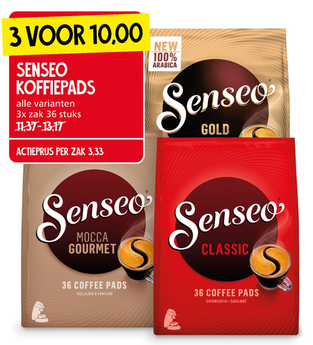 Douwe Egberts Senseo   koffiepad folder aanbieding bij  Jan Linders - details