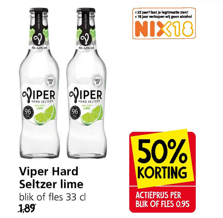 Viper   hard seltzer folder aanbieding bij  Jan Linders - details