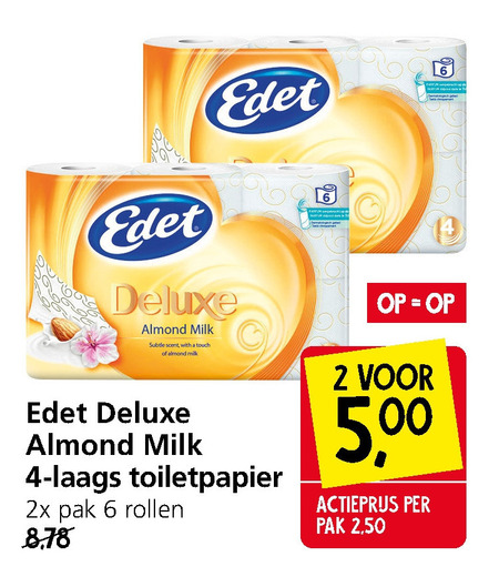 Edet   toiletpapier folder aanbieding bij  Jan Linders - details