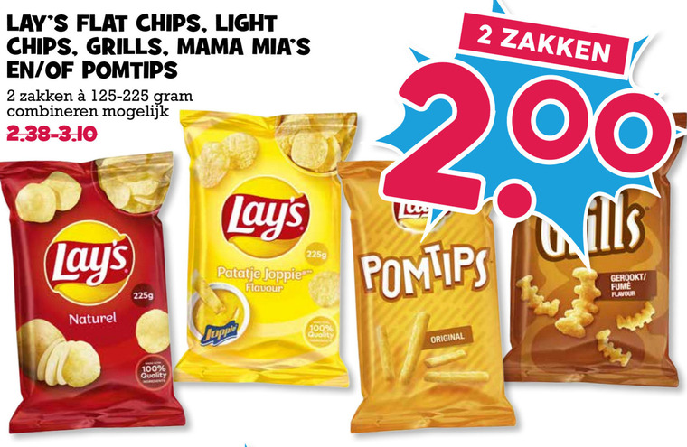 Lays   chips, zoutje folder aanbieding bij  Boons Markt - details