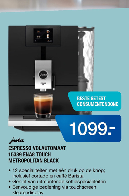 Jura   espressoapparaat folder aanbieding bij  Electroworld - details