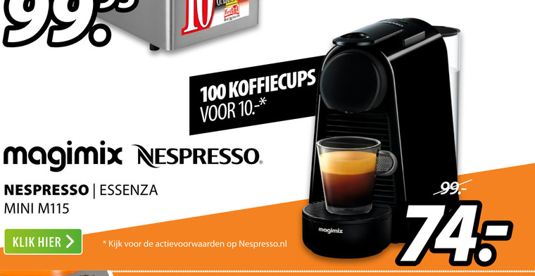 Magimix   nespresso apparaat folder aanbieding bij  Expert - details