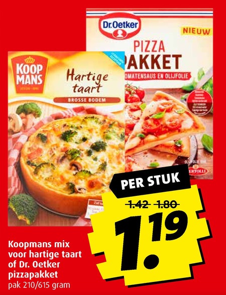 Dr Oetker   bakmix folder aanbieding bij  Boni - details