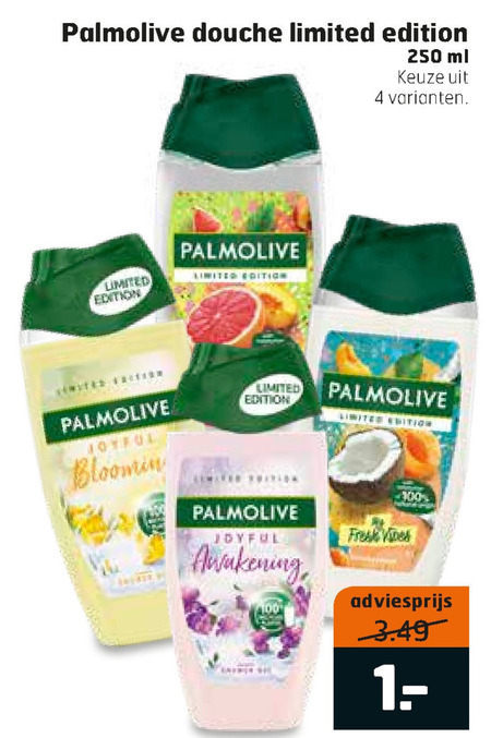 Palmolive   douchegel folder aanbieding bij  Trekpleister - details