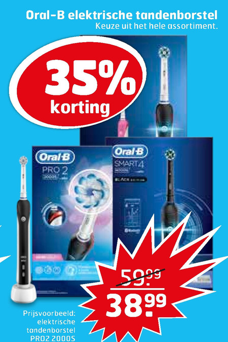 Braun Oral-B   electrische tandenborstel folder aanbieding bij  Trekpleister - details