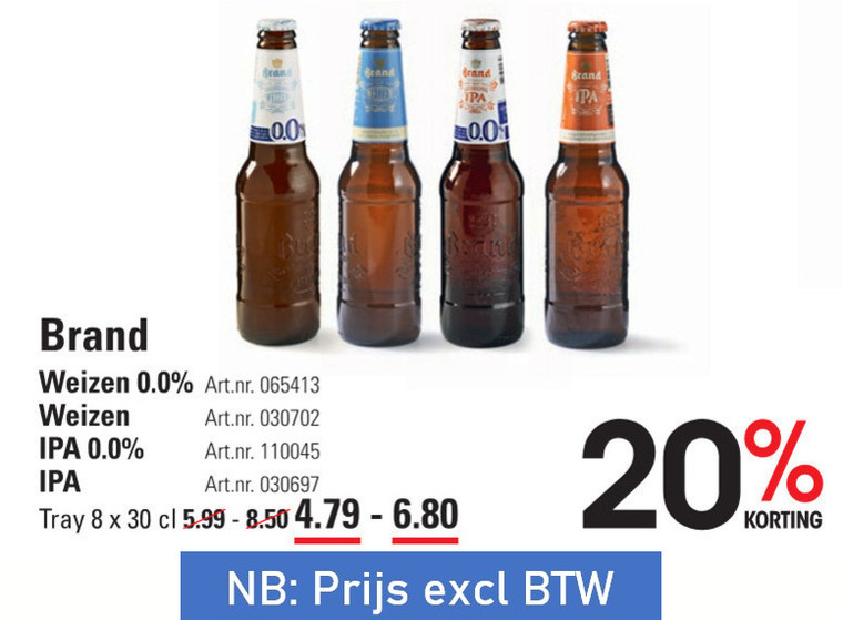 Brand   speciaalbier, alcoholvrij bier folder aanbieding bij  Sligro - details