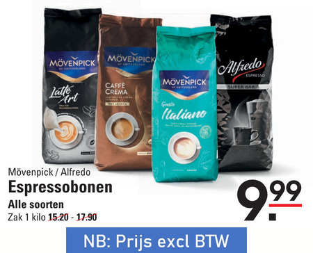 Movenpick   koffiebonen folder aanbieding bij  Sligro - details