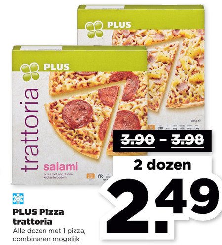 Plus Huismerk   diepvriespizza folder aanbieding bij  Plus - details