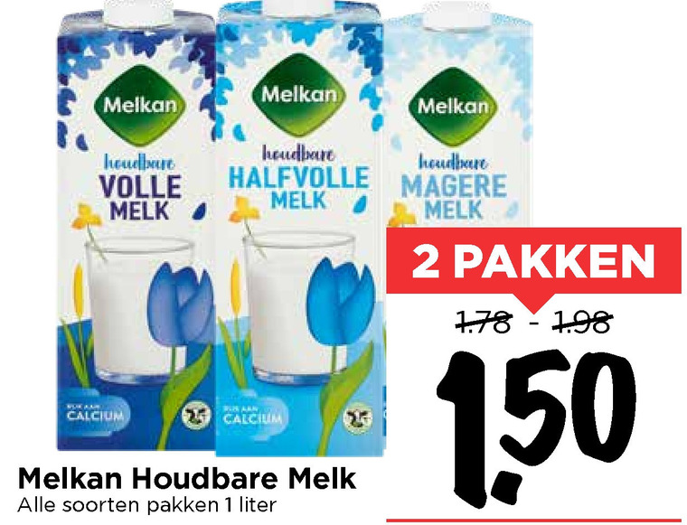 Melkan   melk folder aanbieding bij  Vomar - details