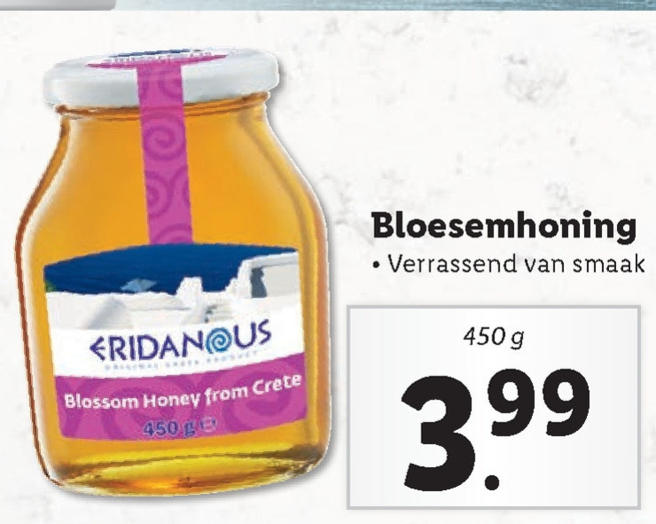 Eridanous honing folder aanbieding bij Lidl details