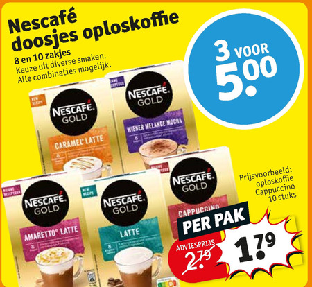 Nescafe   oploskoffie folder aanbieding bij  Kruidvat - details