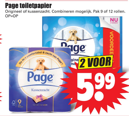 Page   toiletpapier folder aanbieding bij  Dirk - details