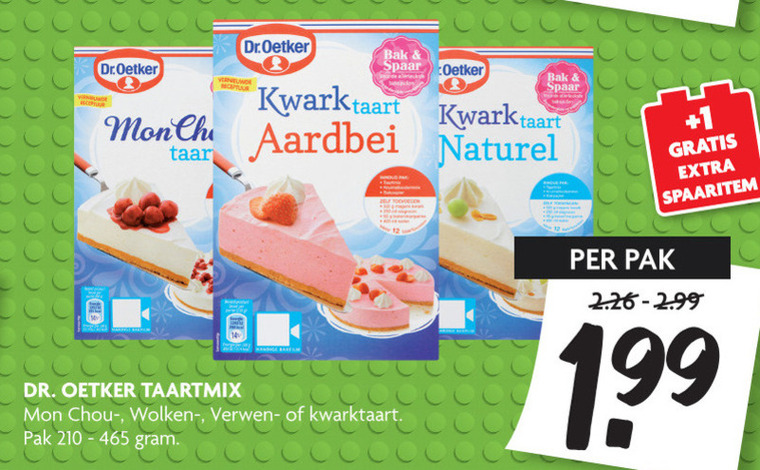 Dr Oetker   bakmix folder aanbieding bij  Dekamarkt - details