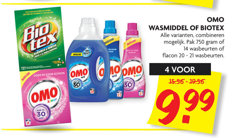 Omo   handwasmiddel, wasmiddel folder aanbieding bij  Dekamarkt - details