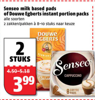 Douwe Egberts   koffiepad, oploskoffie folder aanbieding bij  Poiesz - details