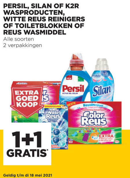 Witte Reus   toiletblok, wasmiddel folder aanbieding bij  Jumbo - details