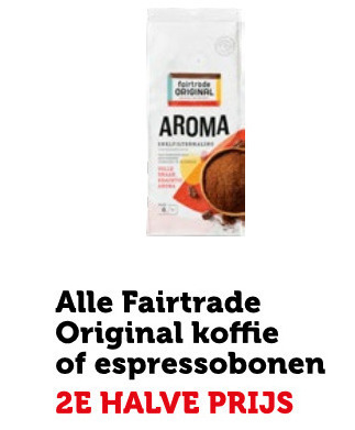 Fair Trade Original   koffie, koffiebonen folder aanbieding bij  Coop - details