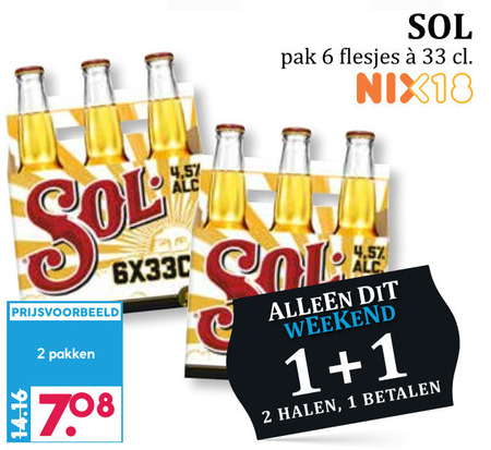 Sol   speciaalbier folder aanbieding bij  Boons Markt - details