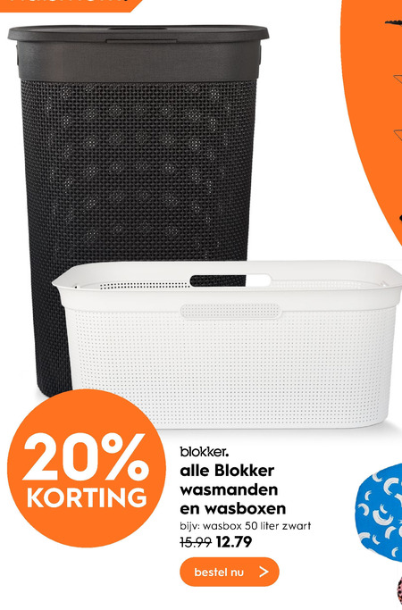 Ophef veel plezier test Blokker Huismerk heupwasmand, wasmand folder aanbieding bij Blokker -  details