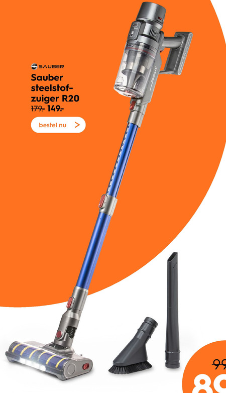 steelstofzuiger folder aanbieding bij Blokker - details