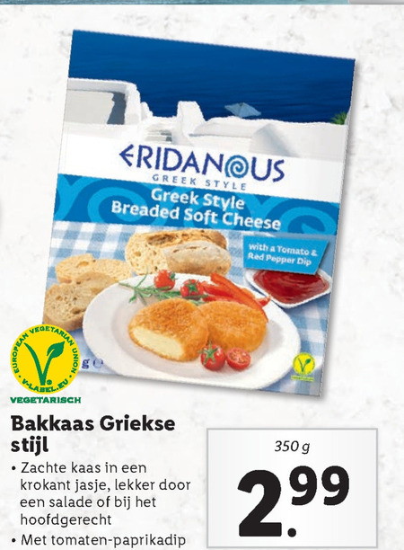 Eridanous   kaas folder aanbieding bij  Lidl - details