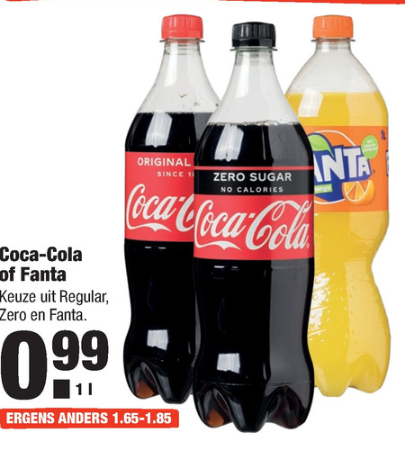 Fanta   cola, frisdrank folder aanbieding bij  Aldi - details