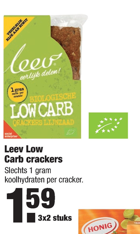 Leev   crackers folder aanbieding bij  Aldi - details