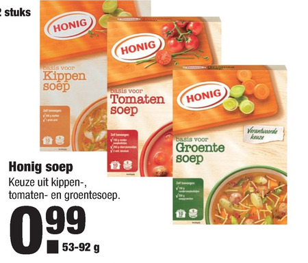 Honig   soep folder aanbieding bij  Aldi - details