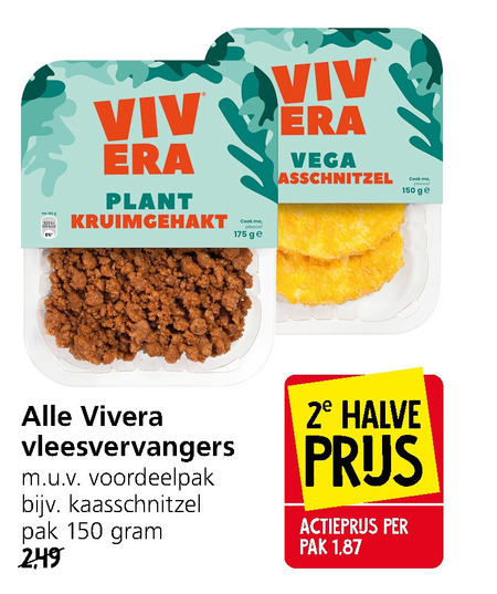 Vivera   vegetarisch folder aanbieding bij  Jan Linders - details