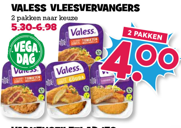 Valess   vegetarisch folder aanbieding bij  Boons Markt - details