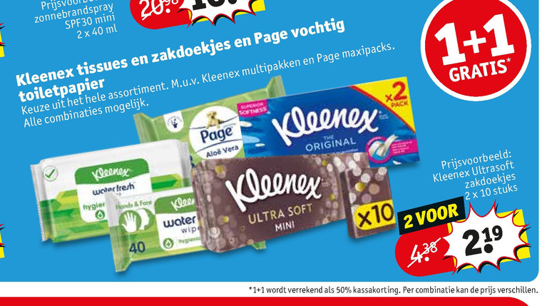 Page   tissue, vochtig toiletpapier folder aanbieding bij  Kruidvat - details