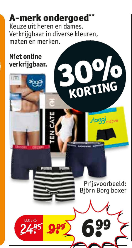 zoon waarschijnlijk Op de grond heren boxershort, dames boxershort folder aanbieding bij Kruidvat - details