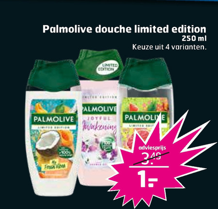 Palmolive   douchegel folder aanbieding bij  Trekpleister - details