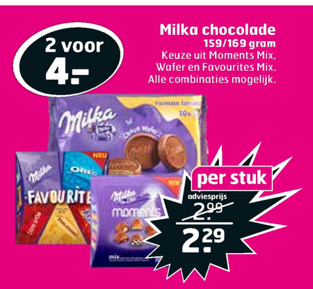 Milka   chocolade folder aanbieding bij  Trekpleister - details