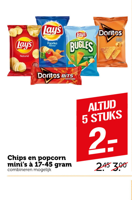 Lays   chips, zoutje folder aanbieding bij  Coop - details