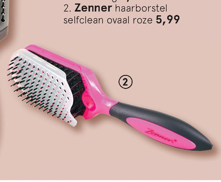 Zenner   haarborstel folder aanbieding bij  Etos - details