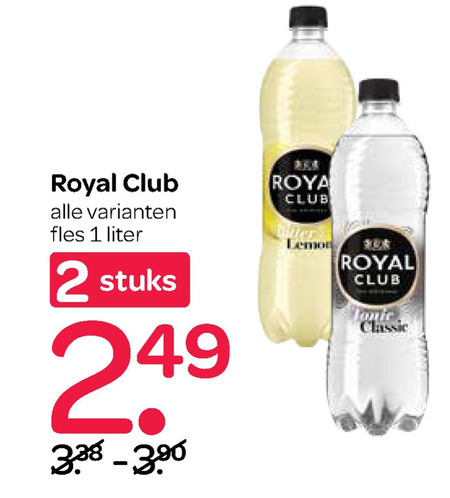 Royal Club   frisdrank folder aanbieding bij  Spar - details