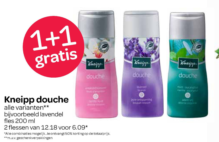 Kneipp folder aanbieding bij Spar - details