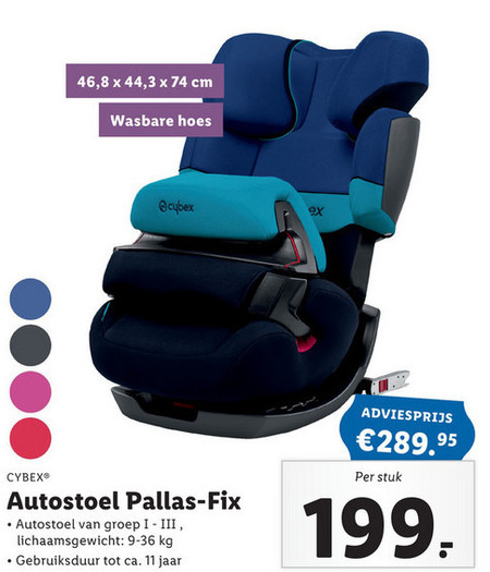 Cybex   autokinderzitje folder aanbieding bij  Lidl - details