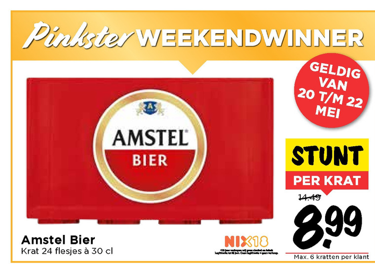 Amstel krat bier folder aanbieding bij Vomar details Amstel krat bier folder aanbieding bij Vomar details