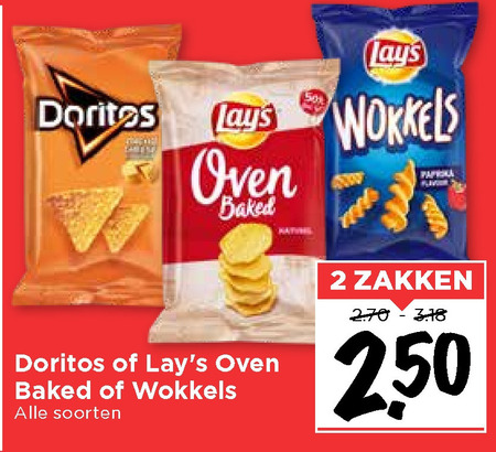 Lays   chips, zoutje folder aanbieding bij  Vomar - details