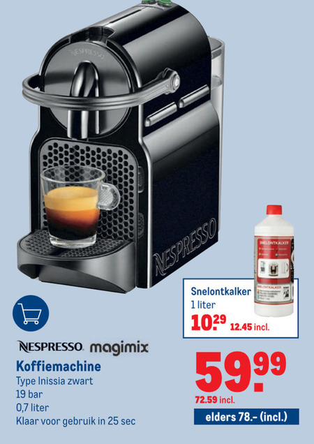 besteden Ondraaglijk na school Magimix nespresso apparaat folder aanbieding bij Makro - details